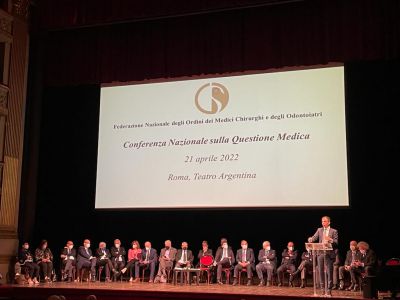 Medici: Fedriga a conferenza FNOMCEO 21.04.2022